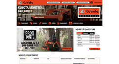 Desktop Screenshot of kubotamontreal.com